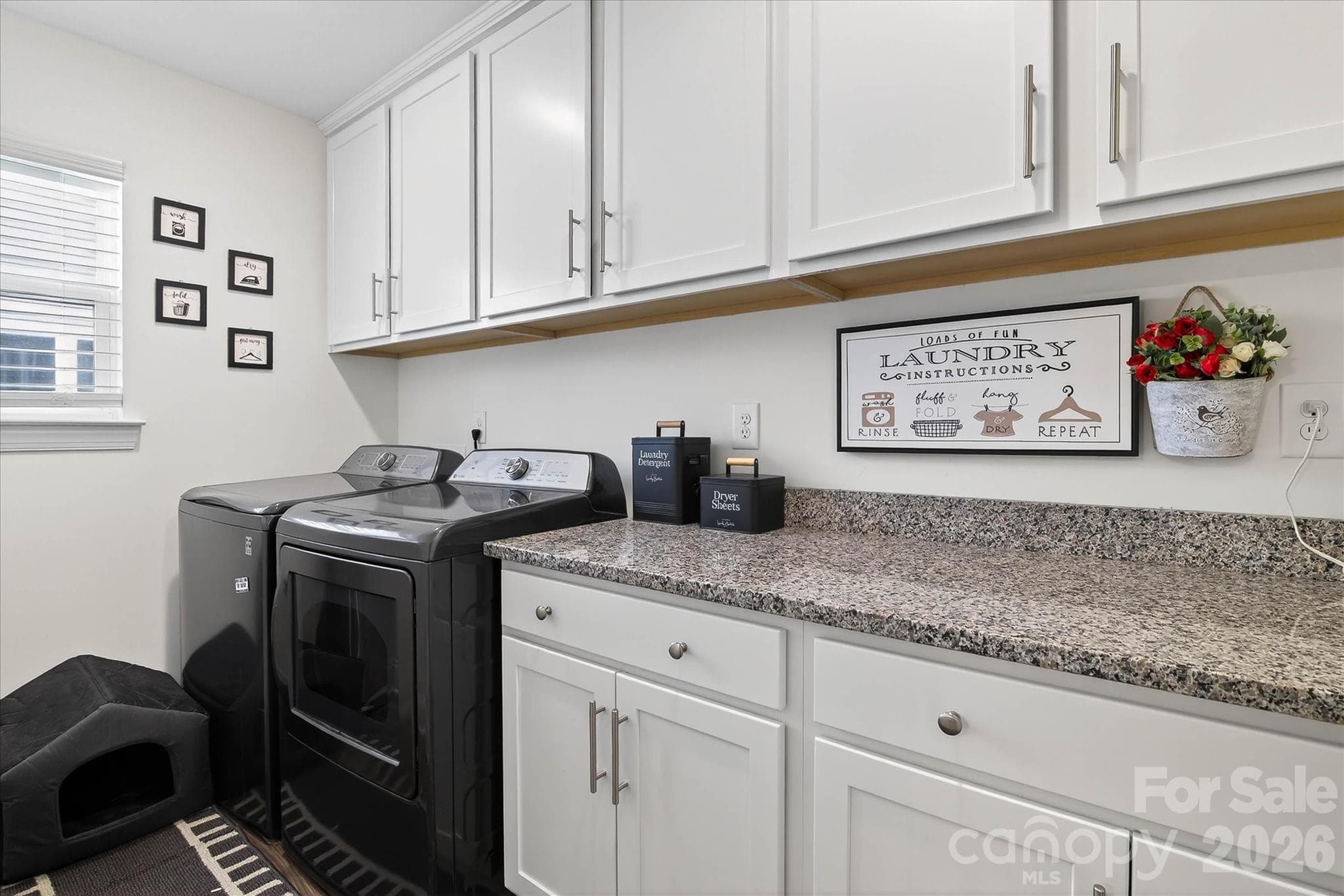 Large Laundry Room with Plenty of Storage! Cabinets and Drawers! - 5516 Verona Road, Charlotte