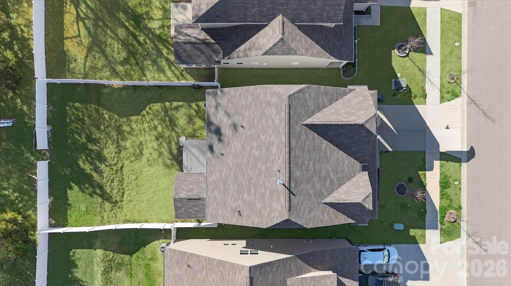 Fenced Backyard for Privacy!Grass has been digitally altered to prepare you for the spring color coming soon! - 5516 Verona Road, Charlotte