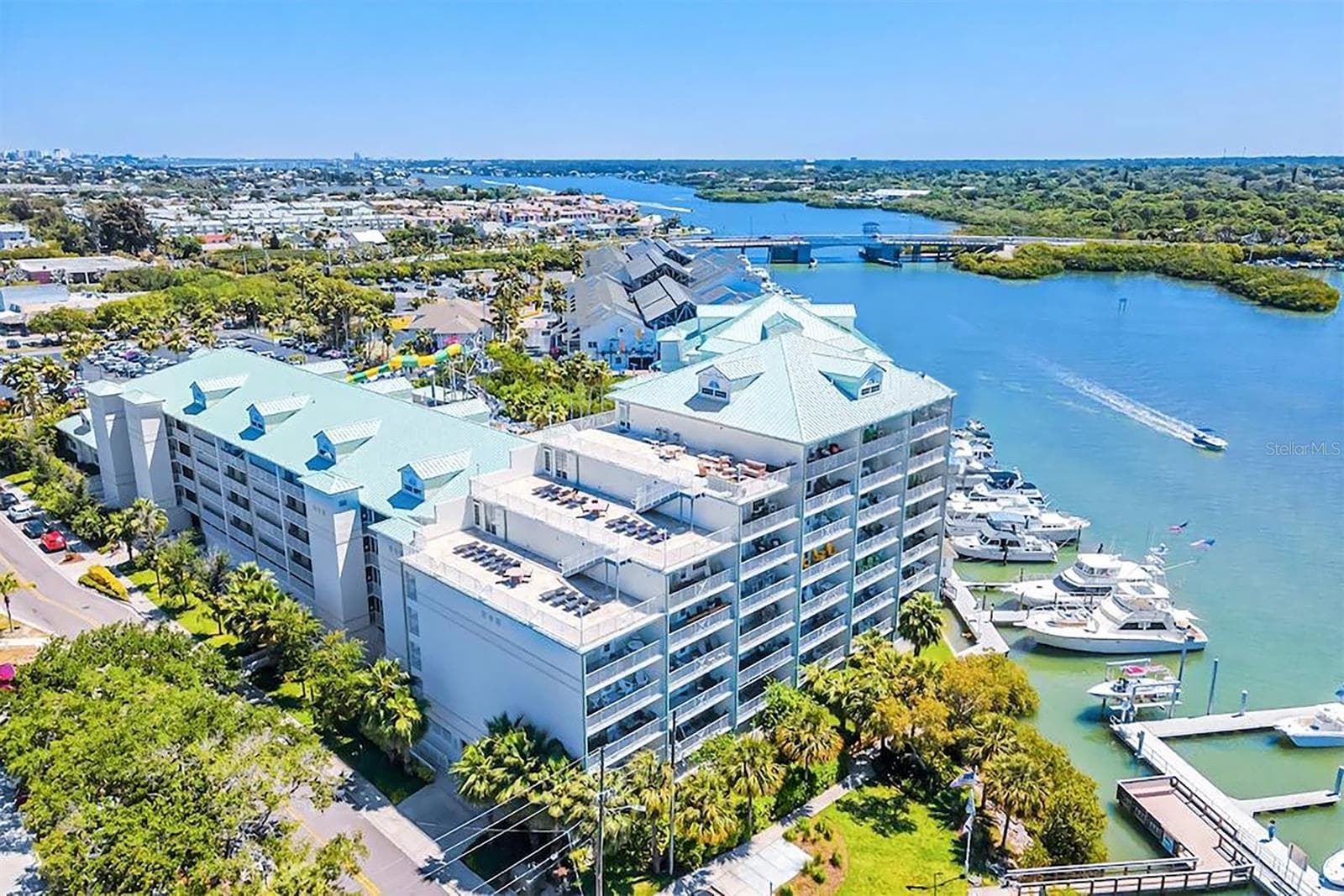 Aerial view of Harbourside - 399 2ND ST #416, INDIAN ROCKS BEACH