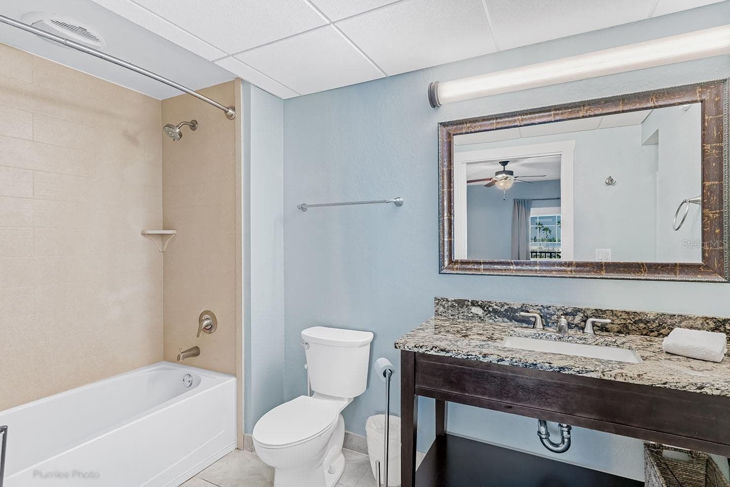 Bathroom 2 with tub/shower combo - 399 2ND ST #416, INDIAN ROCKS BEACH