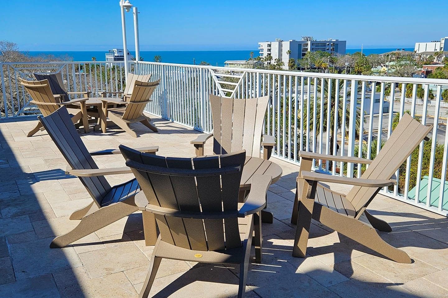 Roof top lounging - 399 2ND ST #416, INDIAN ROCKS BEACH