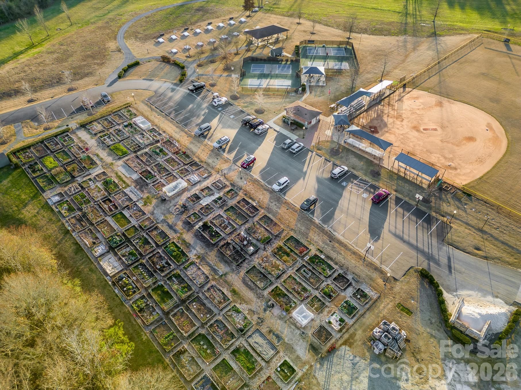 Water's Edge Park is home to one of two community gardens. - Indian Land