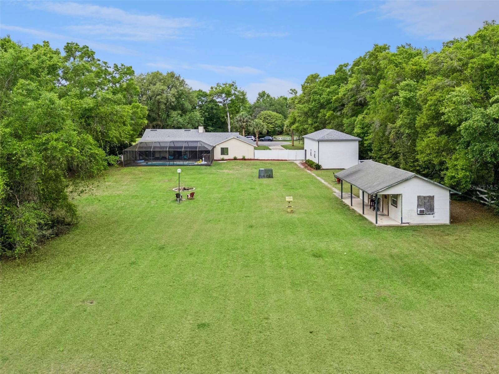 Aerial Backyard View - 3501 HILL STREAM AVE, APOPKA