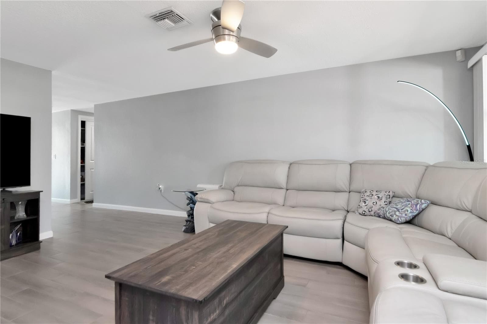 View of The Living Room - 13615 STACEY DR, HUDSON