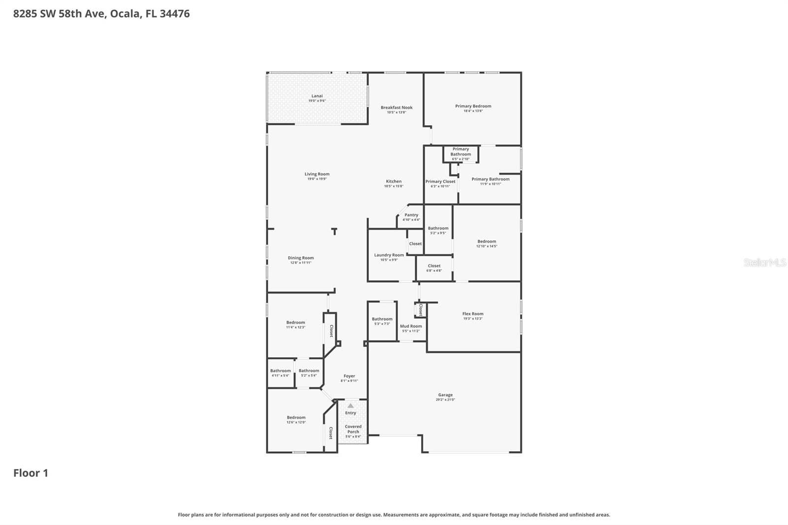 Floor Plan - 8285 SW 58TH AVENUE, OCALA