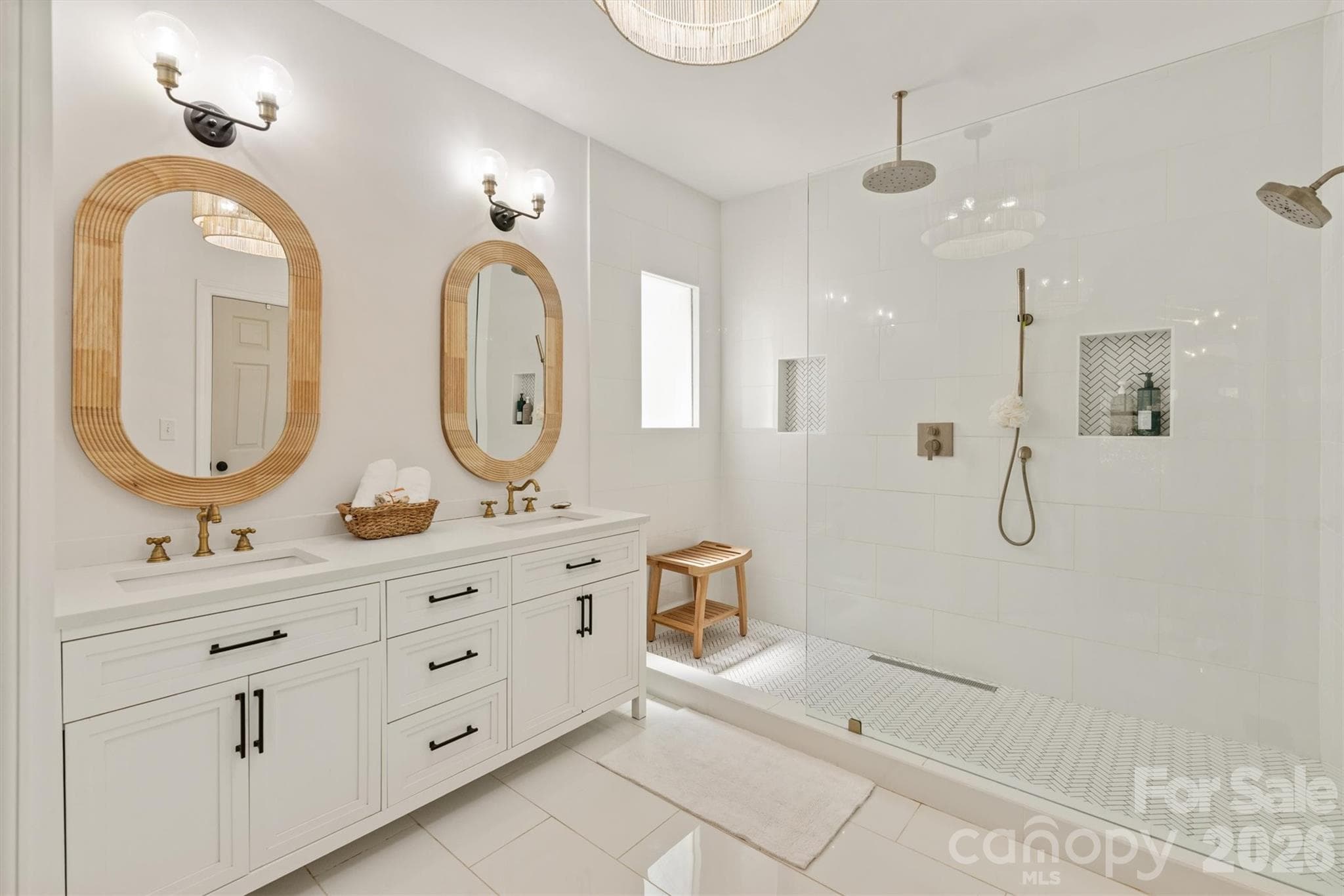 RENOVATED spa-like owner's bathroom - 869 Stratford Run Drive, Fort Mill
