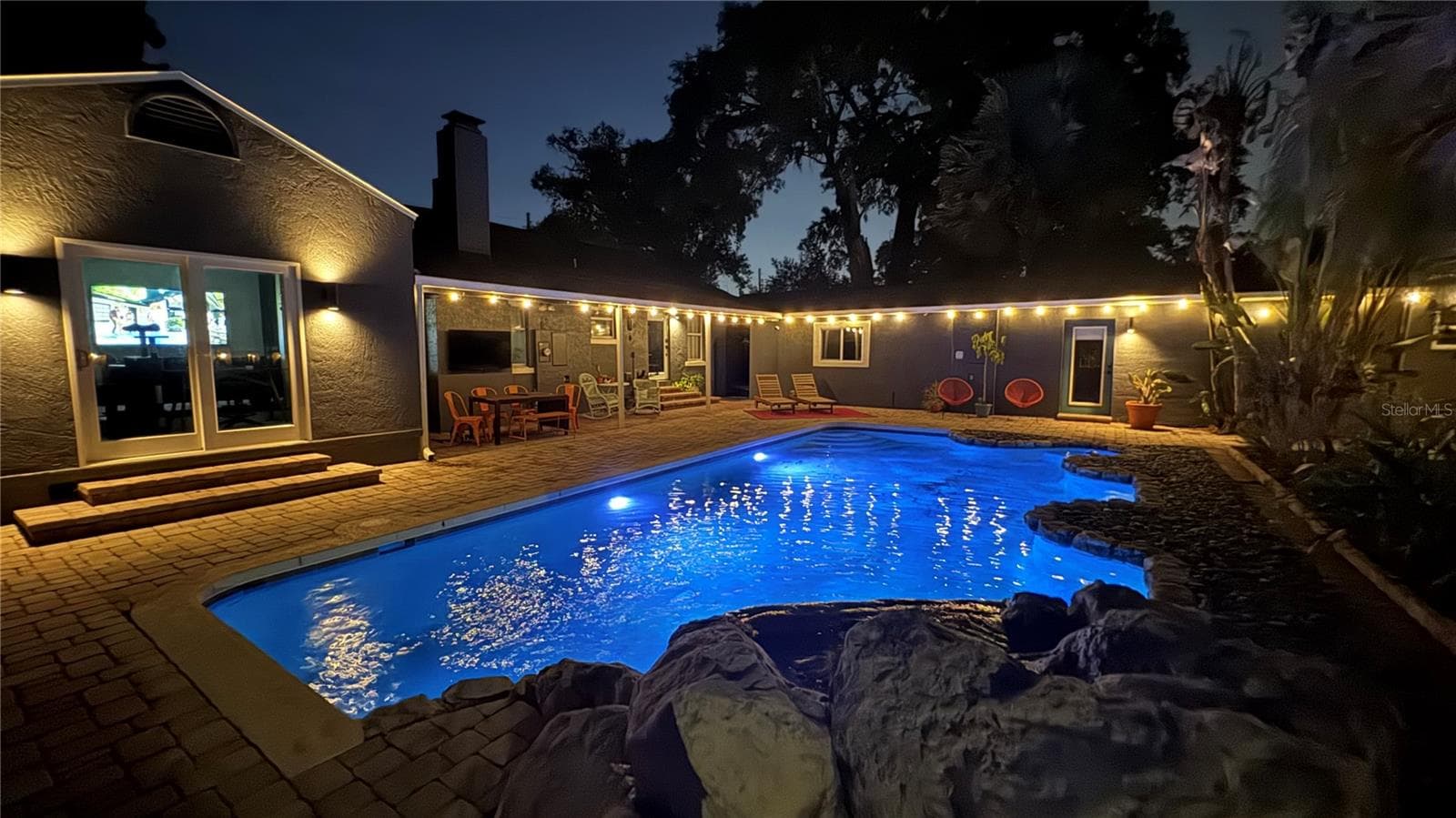 Night Pool View - 795 30TH ST, ORLANDO