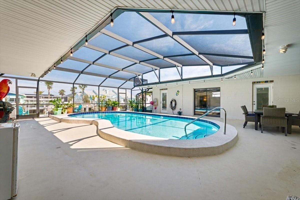 Pool area - 124 ANCHOR DR, PONCE INLET