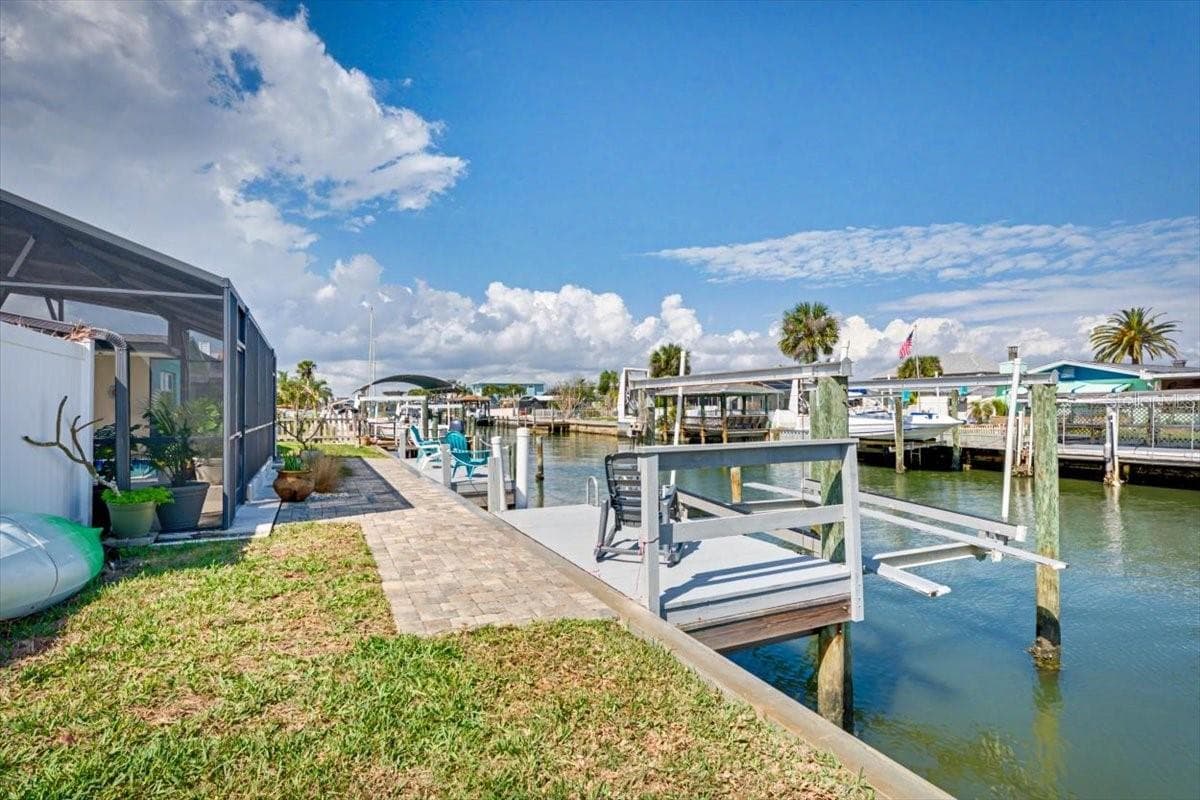 Canal view - 124 ANCHOR DR, PONCE INLET
