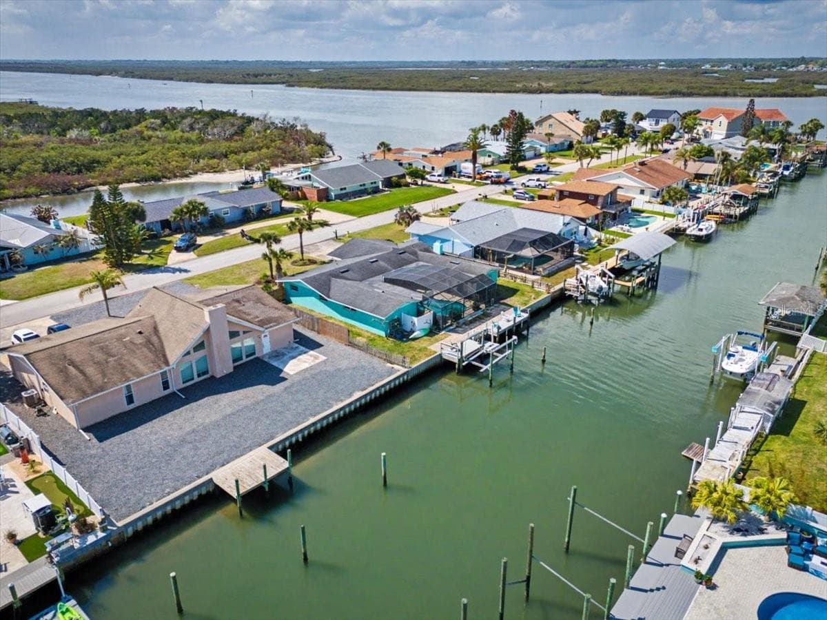 Aerial View - 124 ANCHOR DR, PONCE INLET