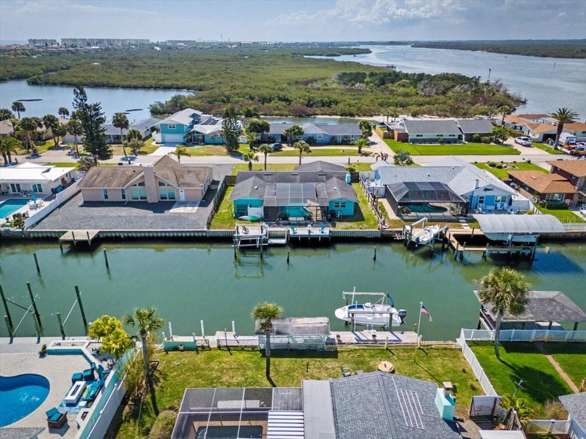 Aerial view - 124 ANCHOR DR, PONCE INLET