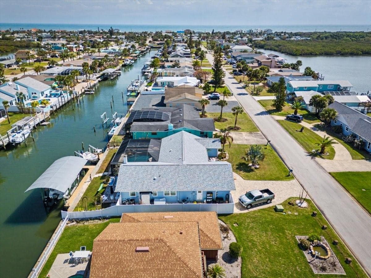 Aerial View - 124 ANCHOR DR, PONCE INLET