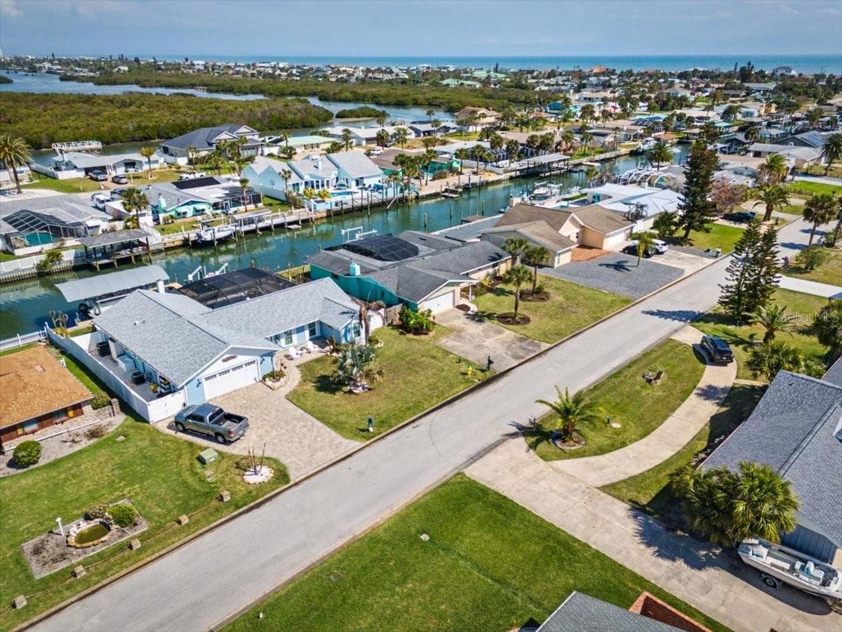Aerial View - 124 ANCHOR DR, PONCE INLET