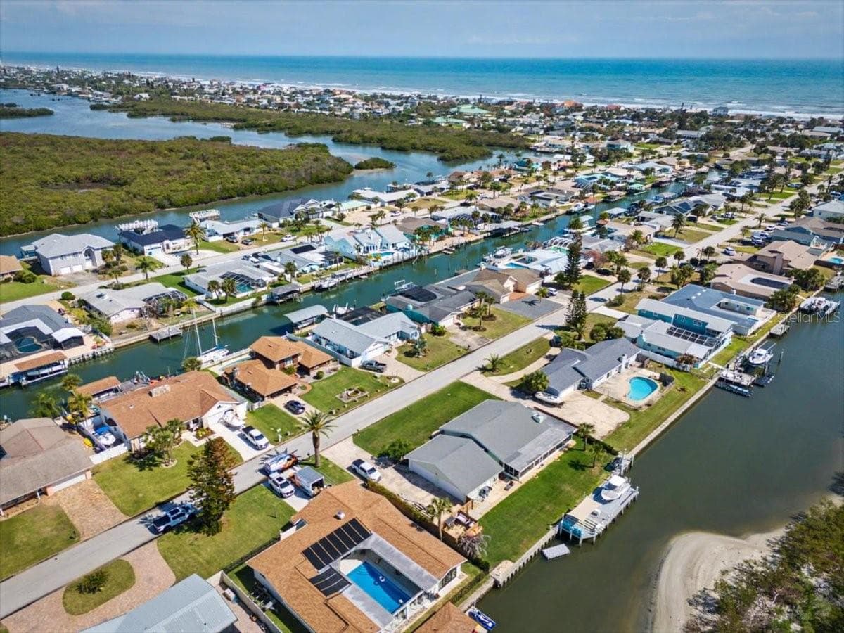 Aerial View - 124 ANCHOR DR, PONCE INLET