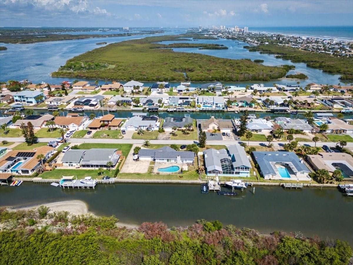 Aerial View - 124 ANCHOR DR, PONCE INLET