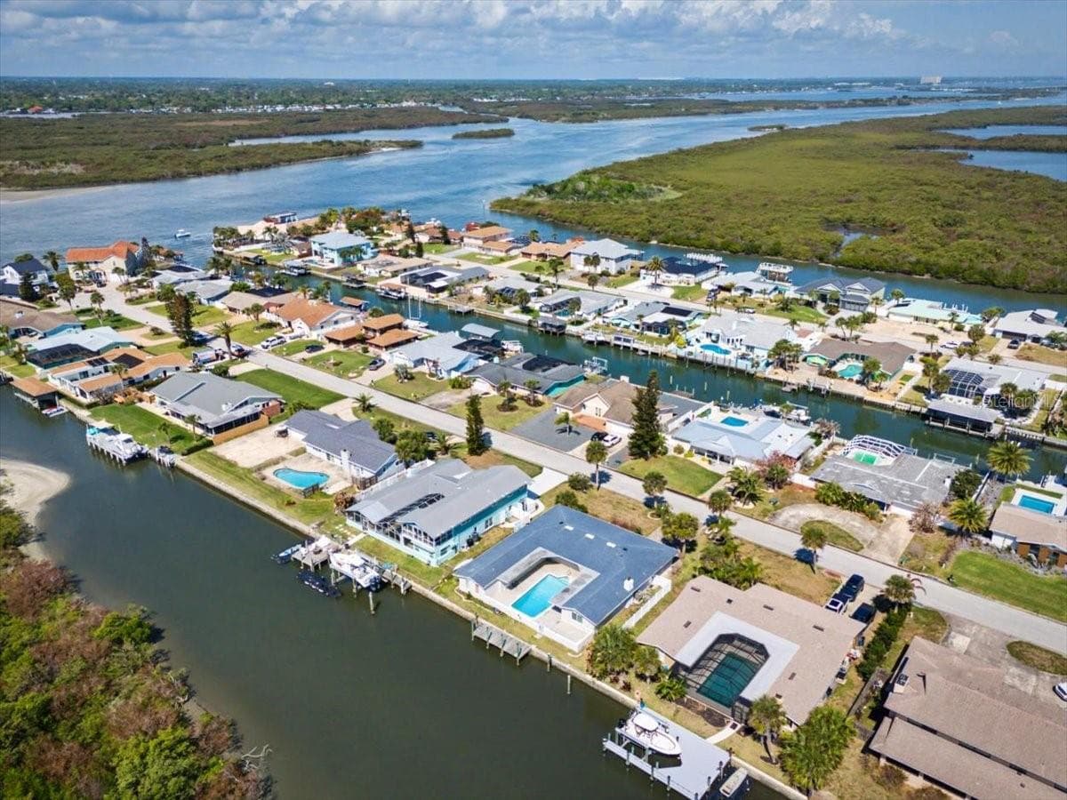 Aerial View - 124 ANCHOR DR, PONCE INLET