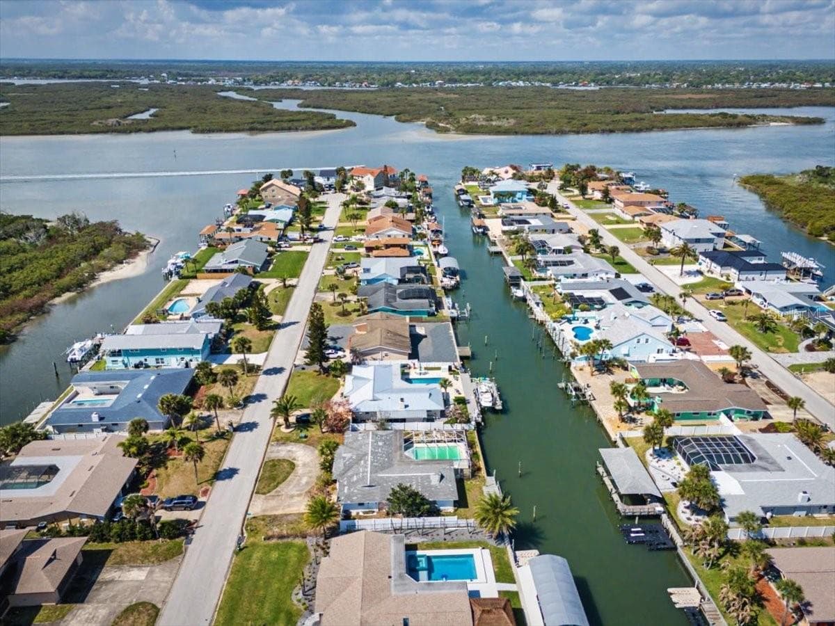 Aerial View - 124 ANCHOR DR, PONCE INLET