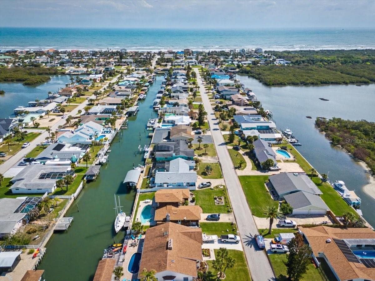 Aerial View - 124 ANCHOR DR, PONCE INLET