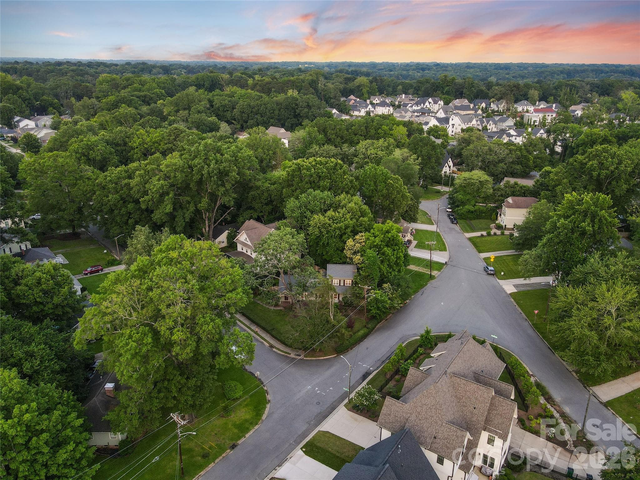 Drone View Above - Charlotte