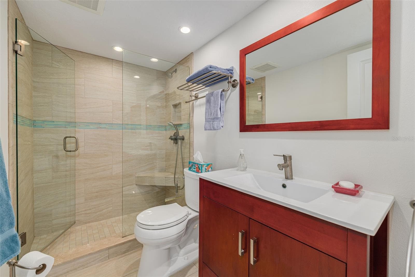 Primary Bathroom - 8635 MIDNIGHT PASS RD #201C, SARASOTA