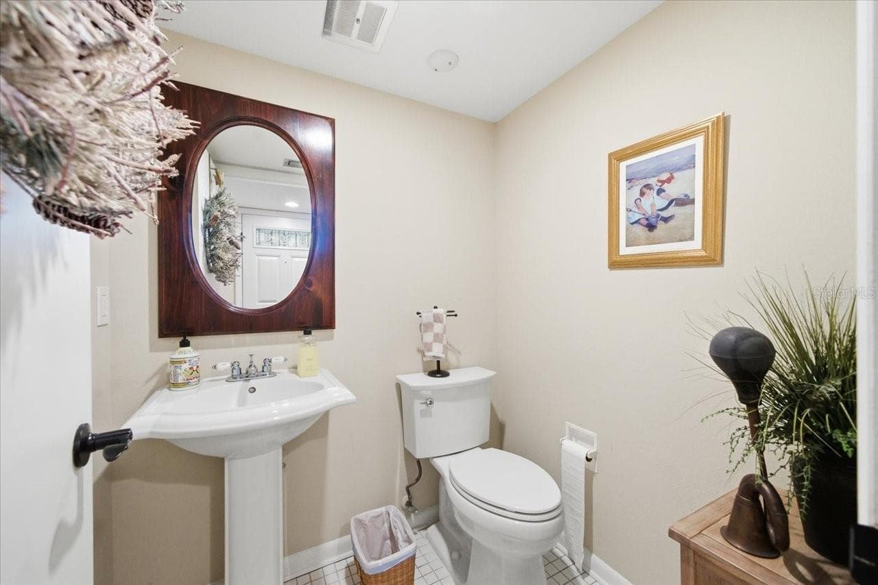 Powder room downstairs - 10603 CARROLLBROOK WAY #10603, TAMPA