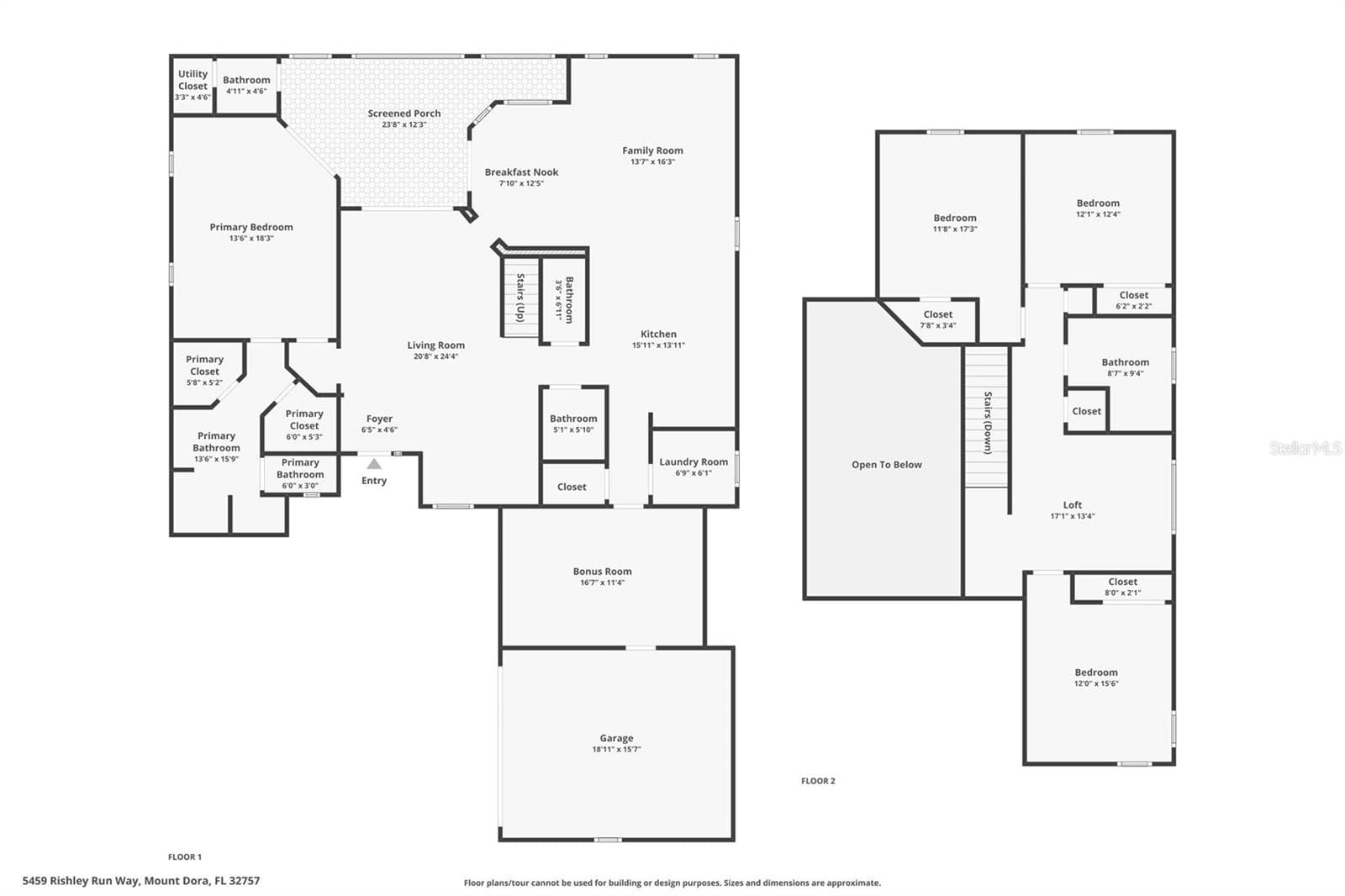 Floor Plan - 5459 RISHLEY RUN WAY, MOUNT DORA