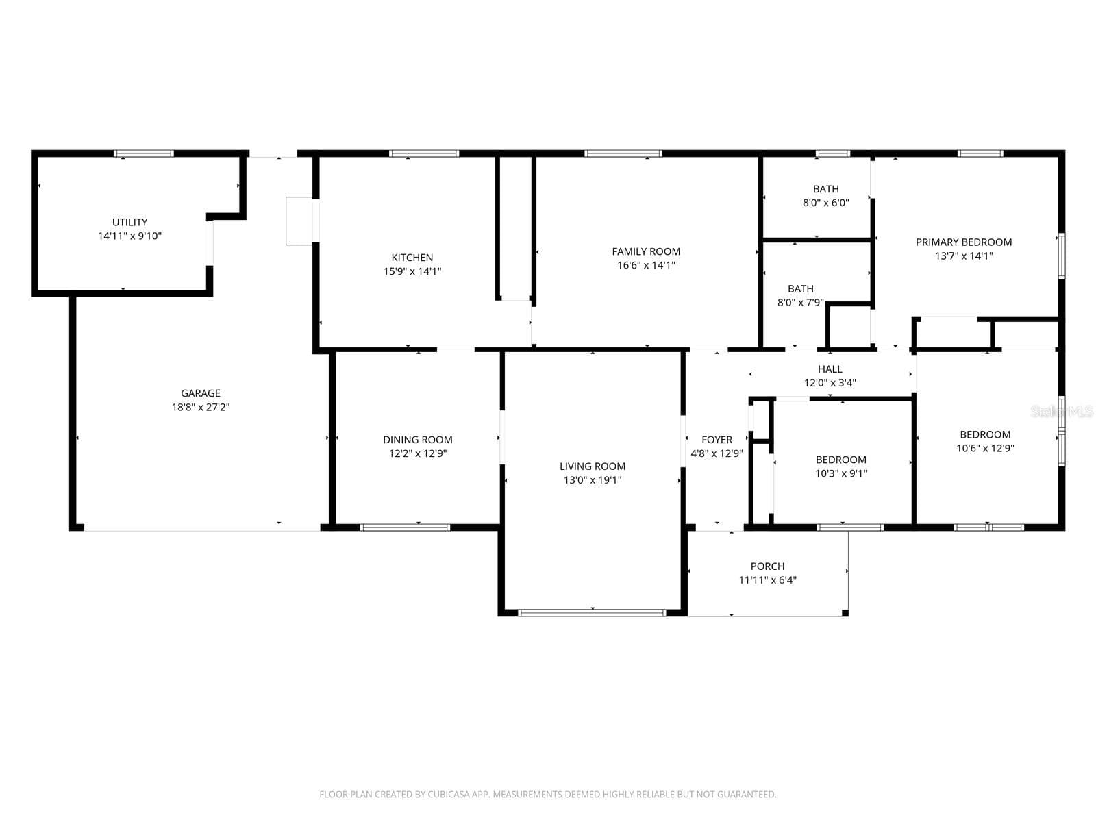 Floorplan - 3710 NW 22ND PL, GAINESVILLE