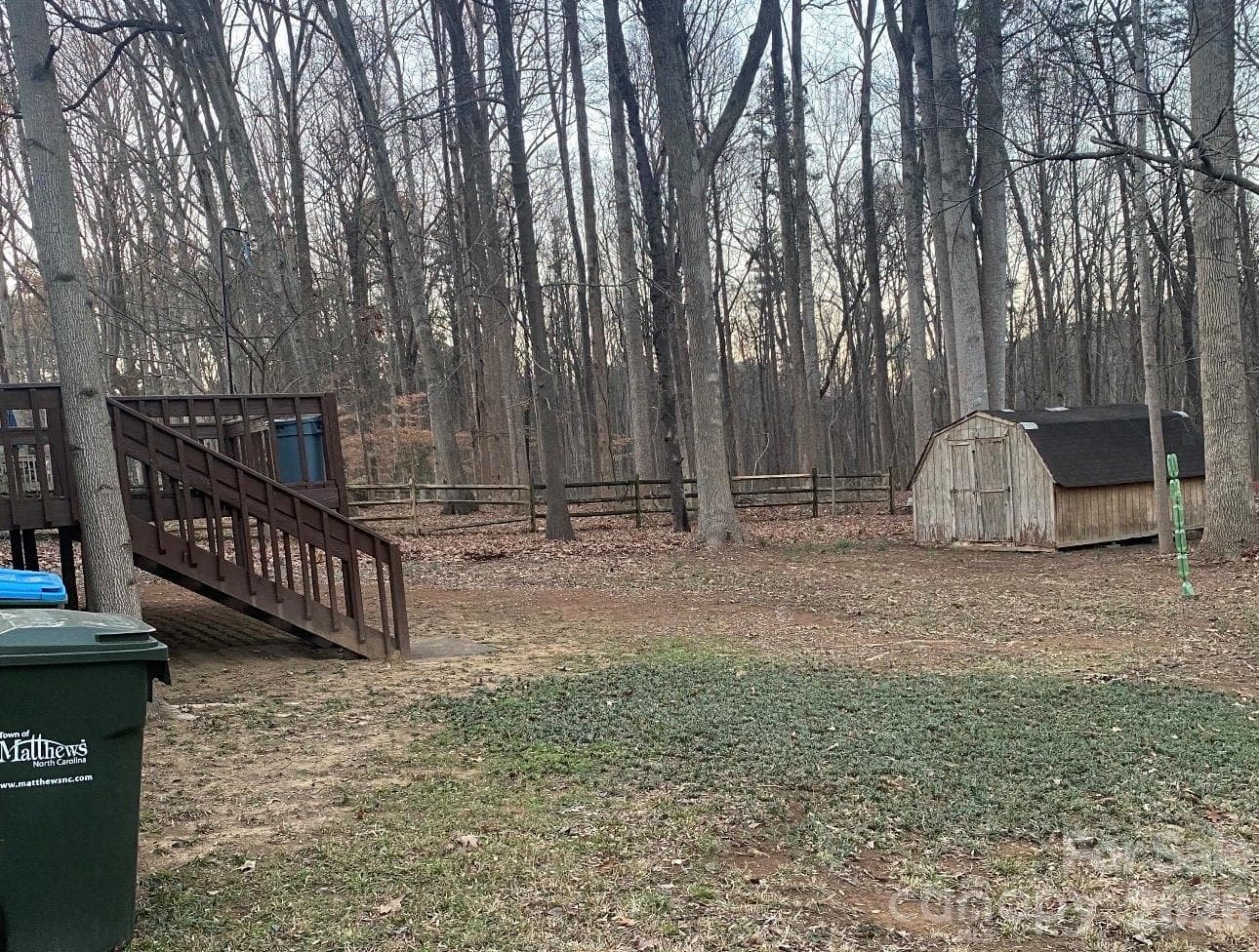back yard - Matthews