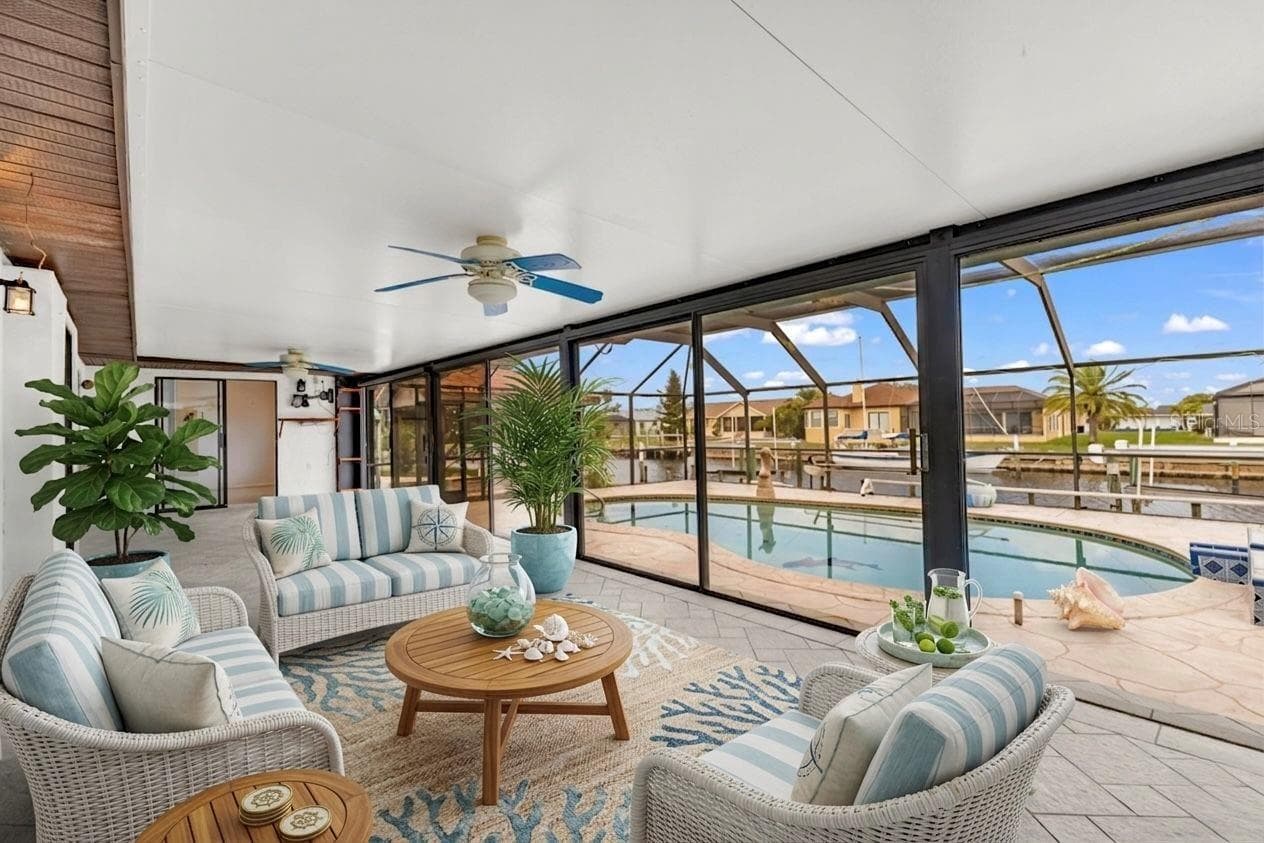 Spacious lanai - 238 FRY TER SE, PORT CHARLOTTE