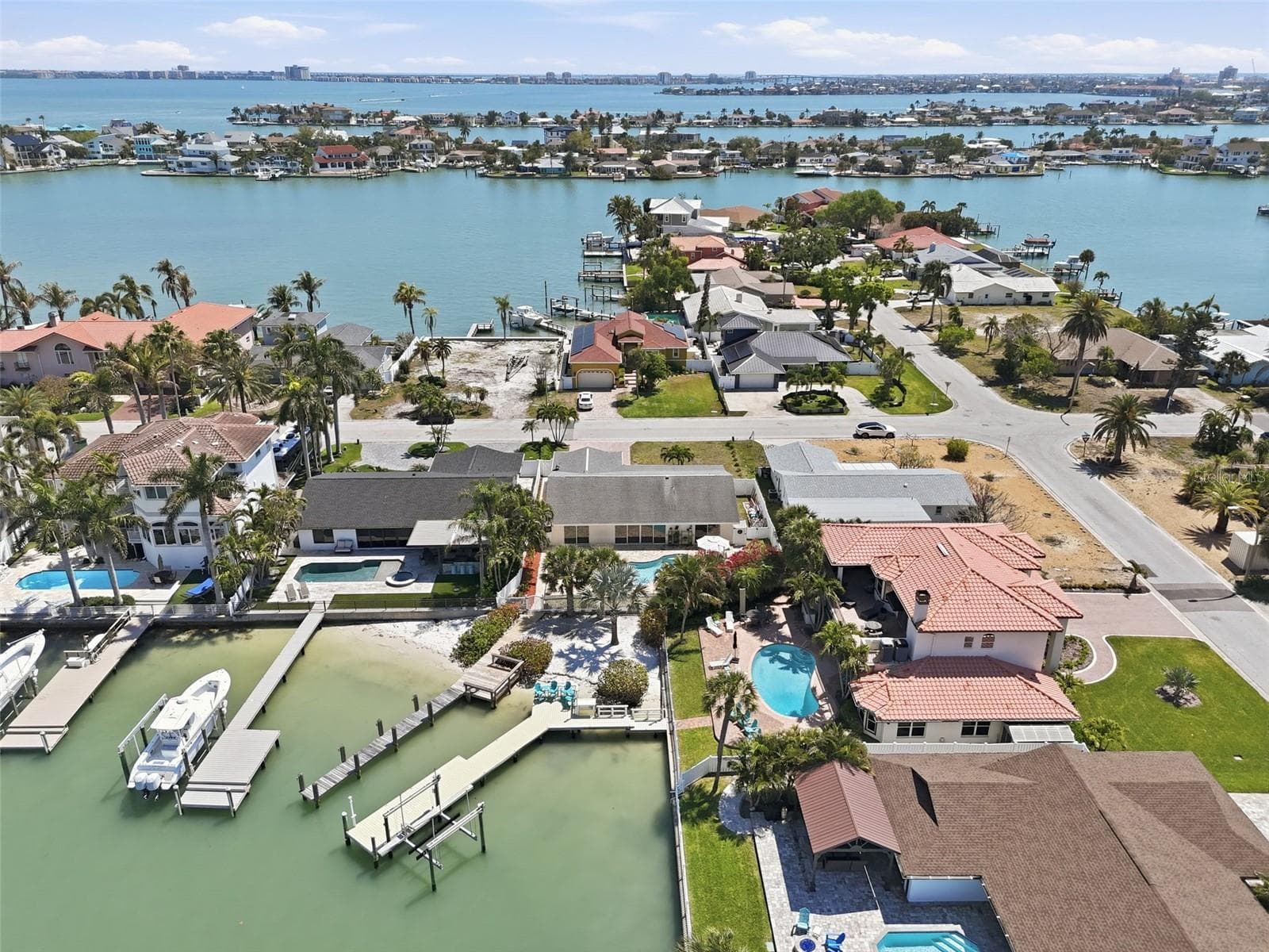 Peninsula Drone View - 711 64TH AVE, ST PETE BEACH