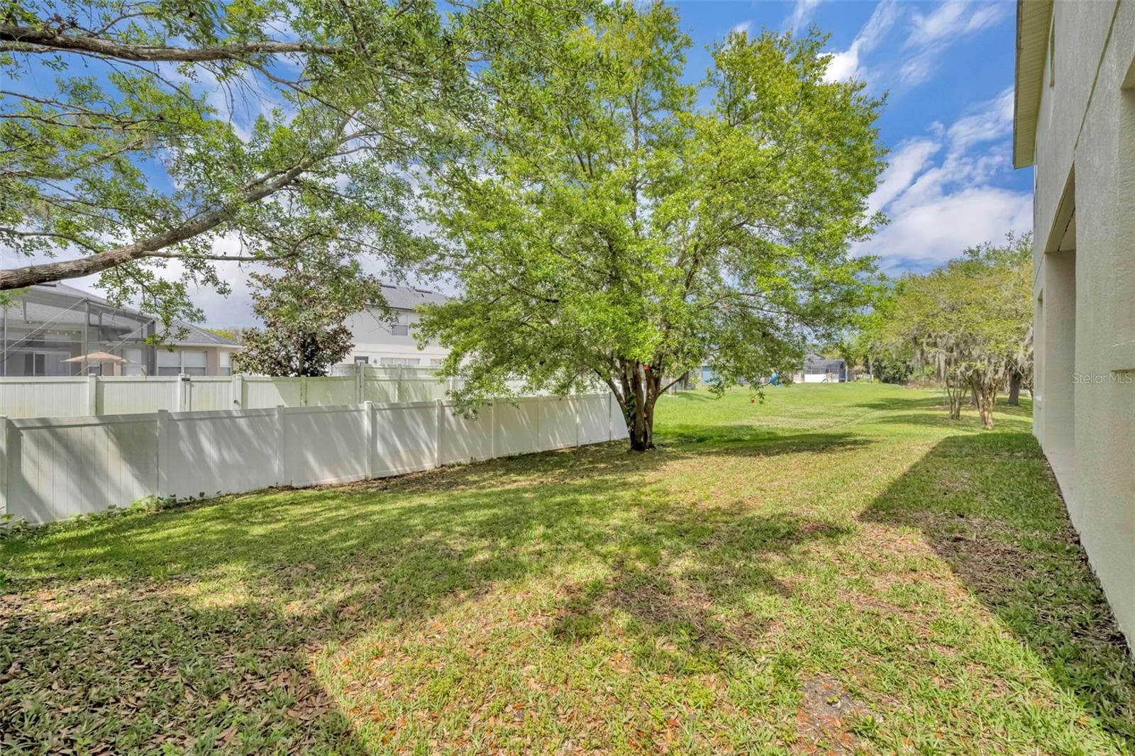 Back Yard w/ Rear Fence - 1502 ASHDOWN CT, SANFORD