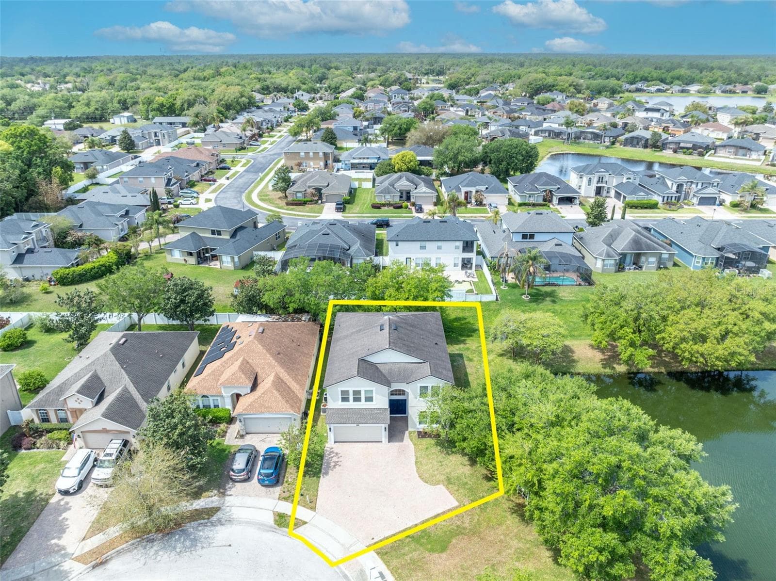 Drone View of Home - 1502 ASHDOWN CT, SANFORD