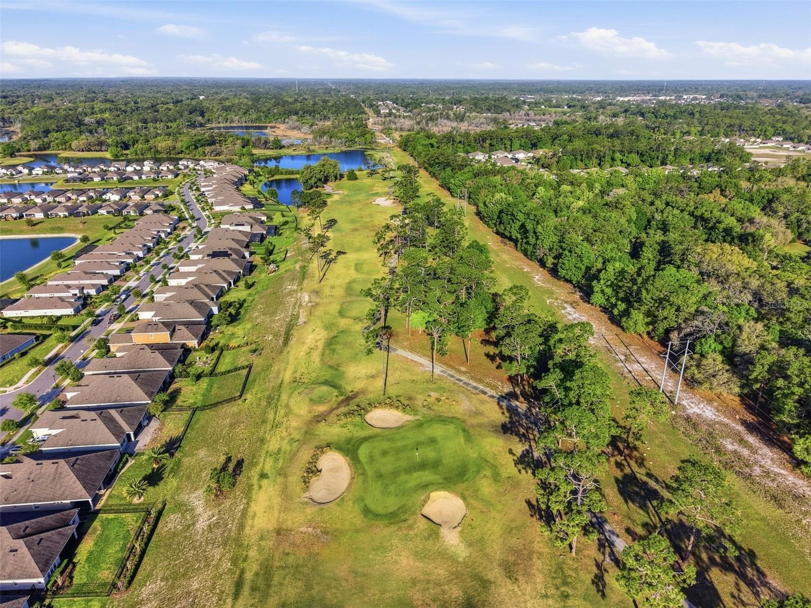 arial view golf course 12 hole - 262 NORTHCOTE CT, DELAND