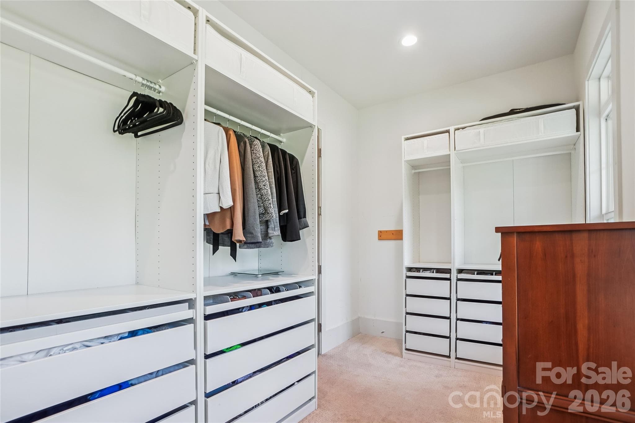 Primary suite walk in closet - 1904 Canal Road, Catawba
