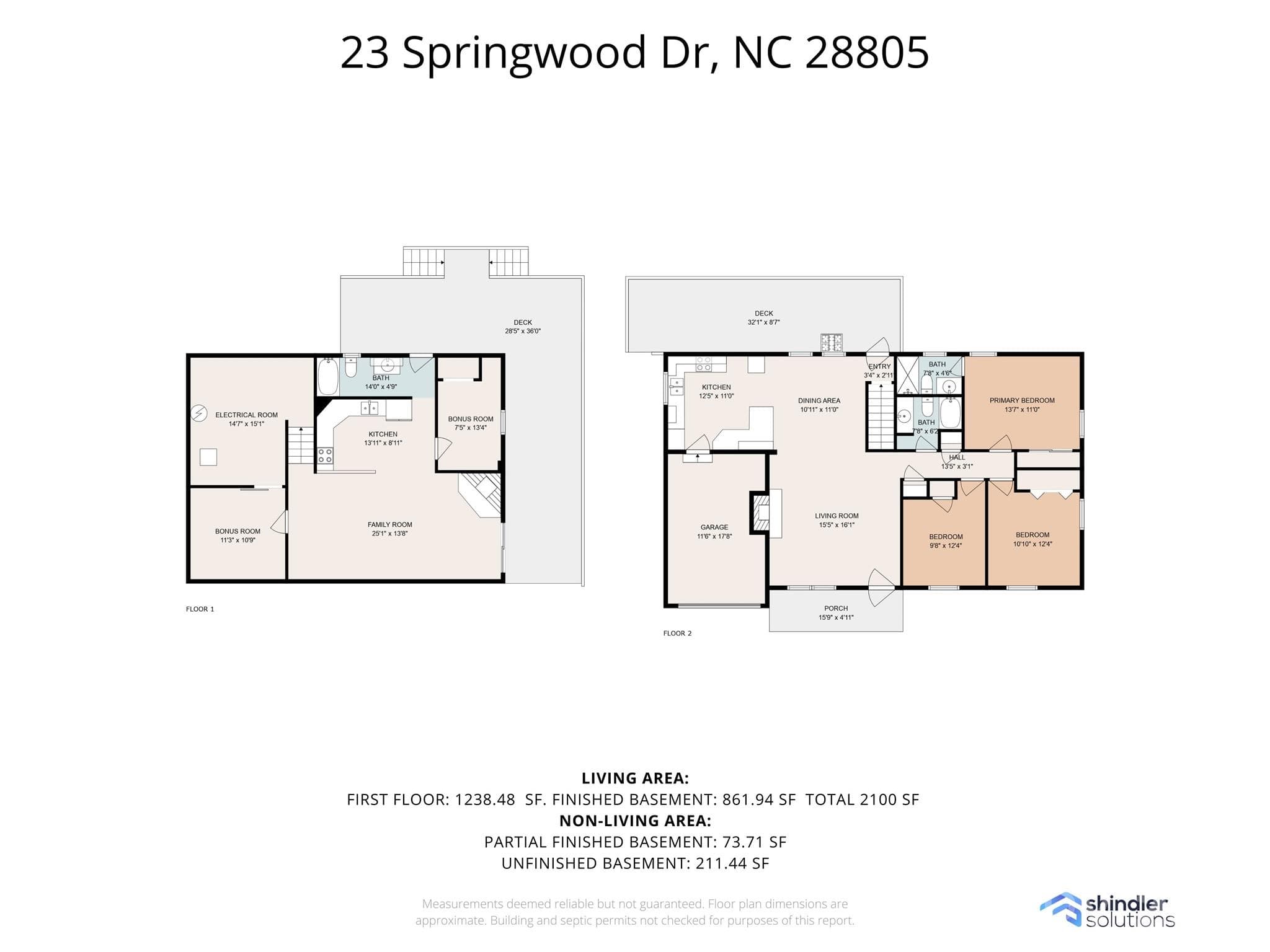 Floor plan - 23 Springwood Drive, Asheville