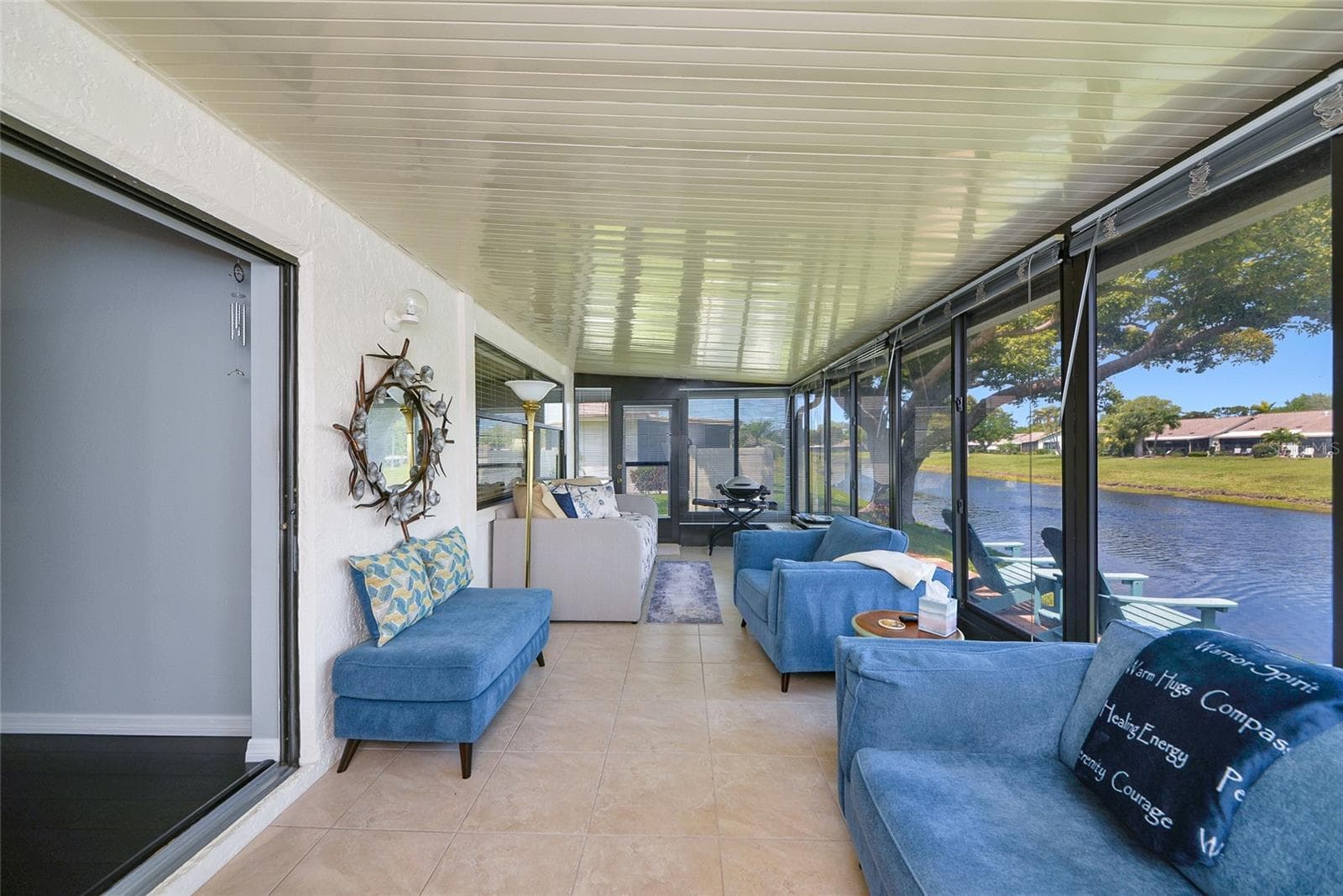 Nice sitting area for watching the ducks - 6220 29TH AVE W #6220, BRADENTON