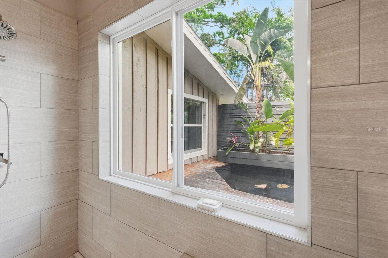 View of pond from master bath - 13917 76TH TER, SEMINOLE