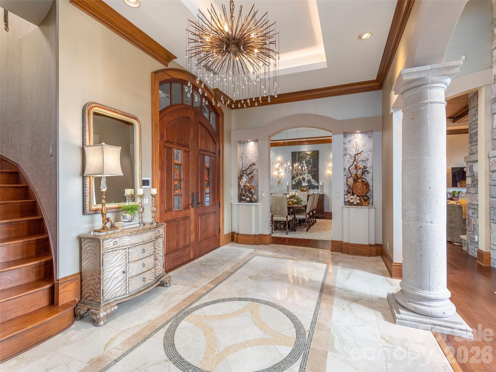 Grand entrance - 633 Altamont View, Asheville