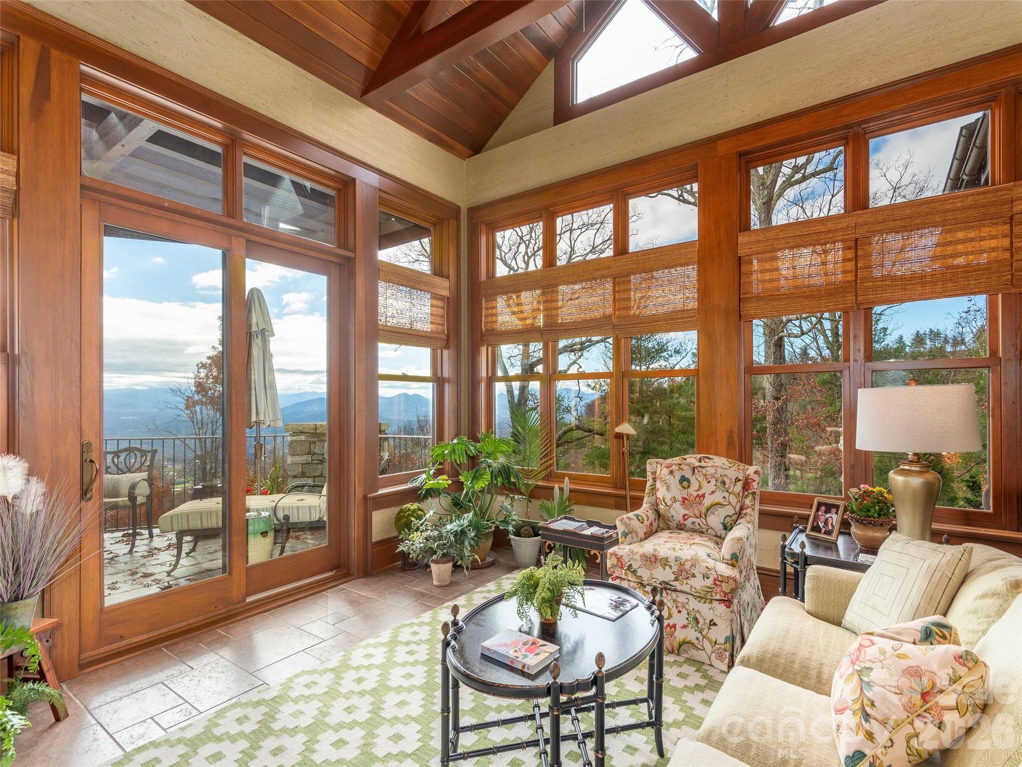 Sunroom on the main level - 633 Altamont View, Asheville