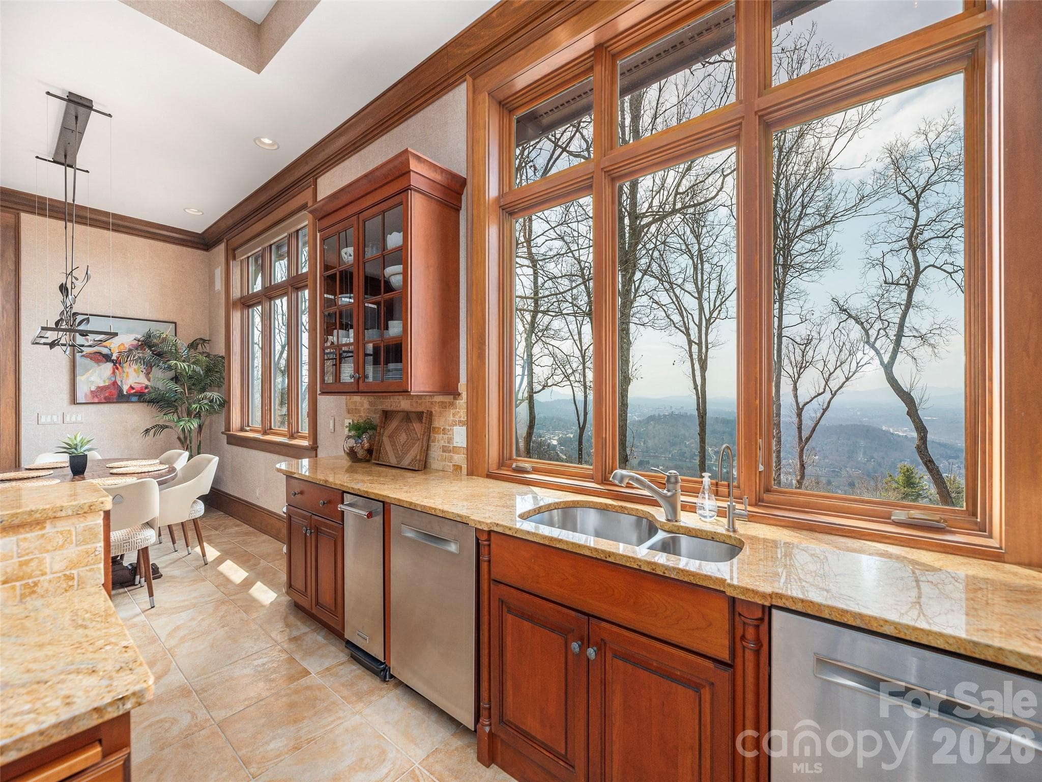 Who wouldn't want to do the dishes with this view - 633 Altamont View, Asheville