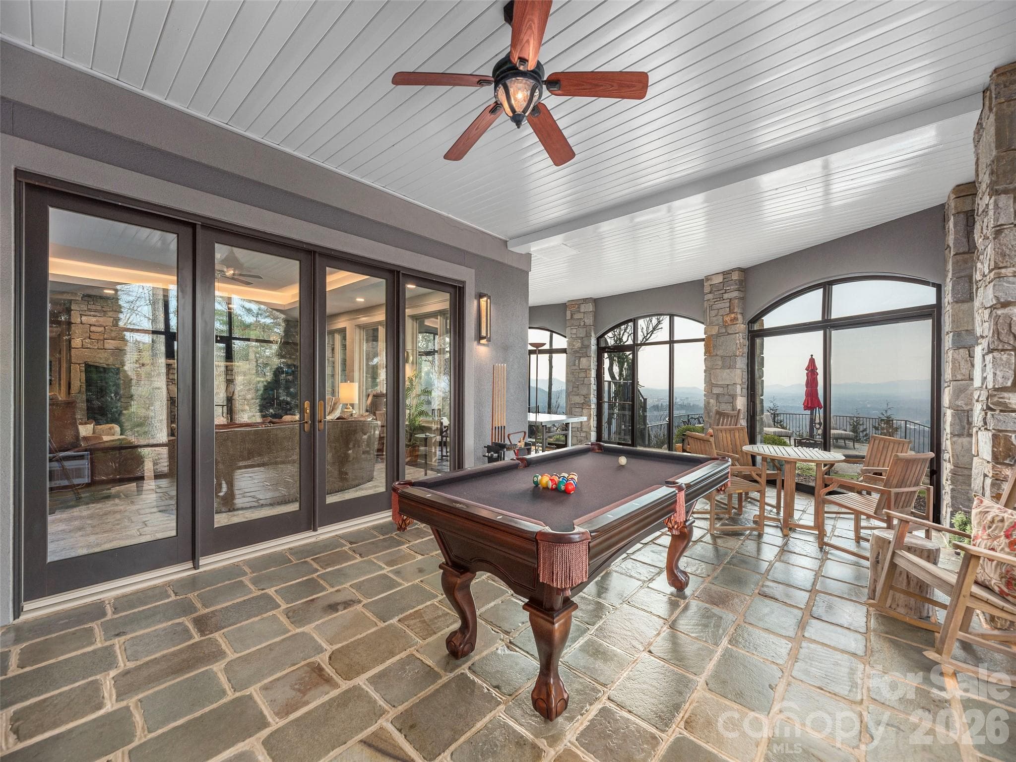 Newly glassed in game room heated and cooled - 633 Altamont View, Asheville