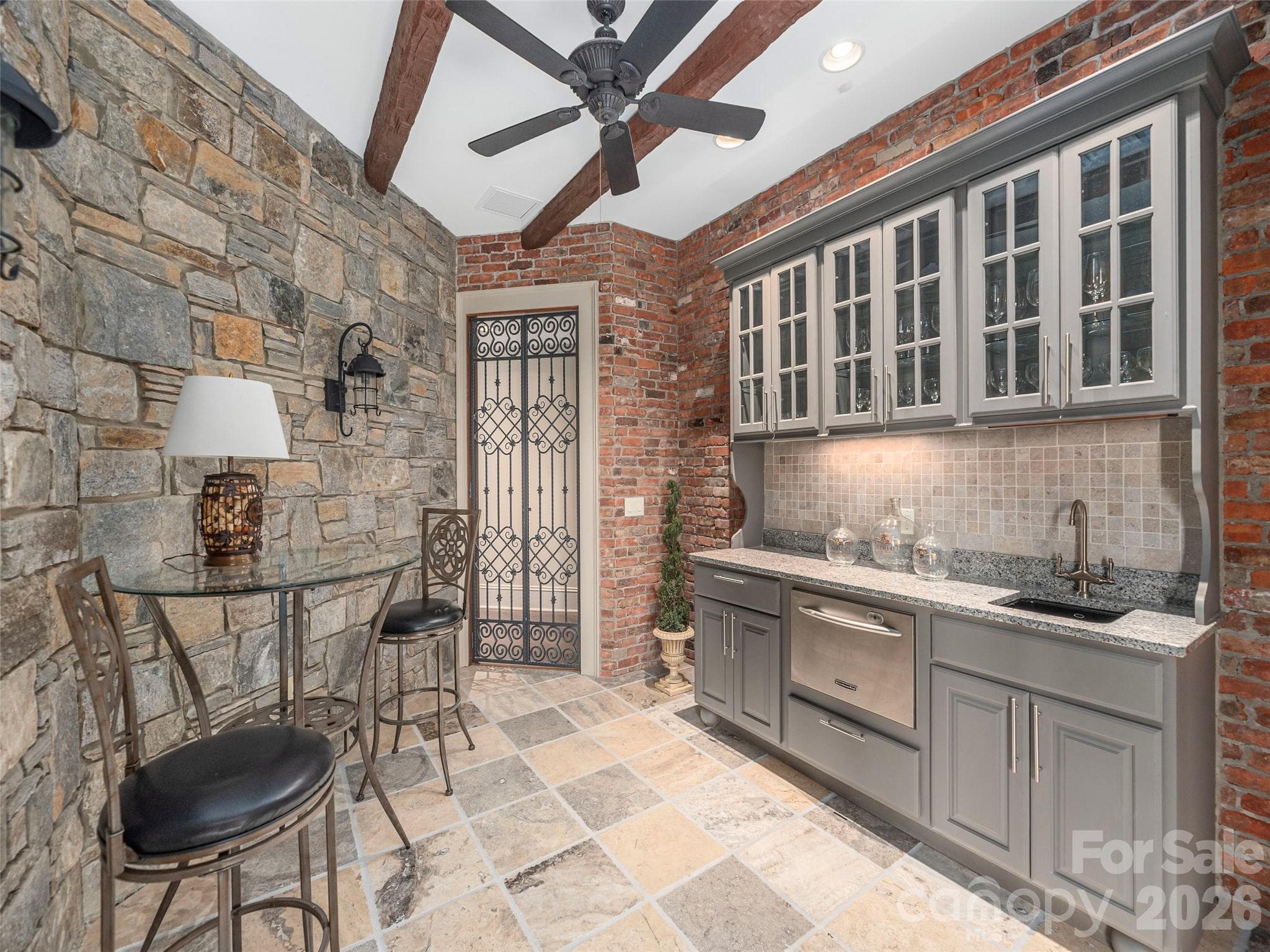 Keeping room for the wine cellar - 633 Altamont View, Asheville