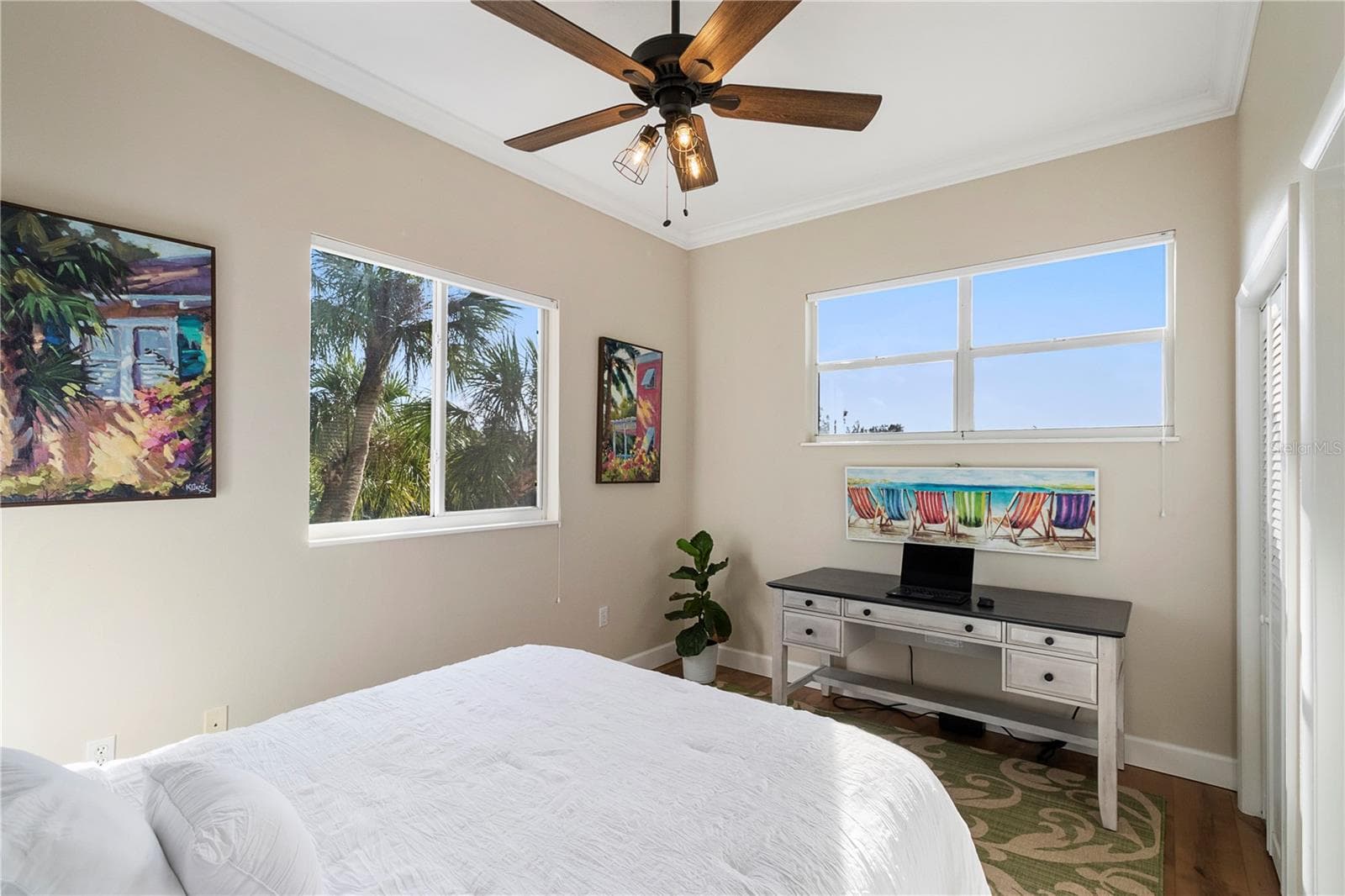 2nd Floor Bedroom w/ Murphy Bed - 7325 HOLLY RD, TERRA CEIA
