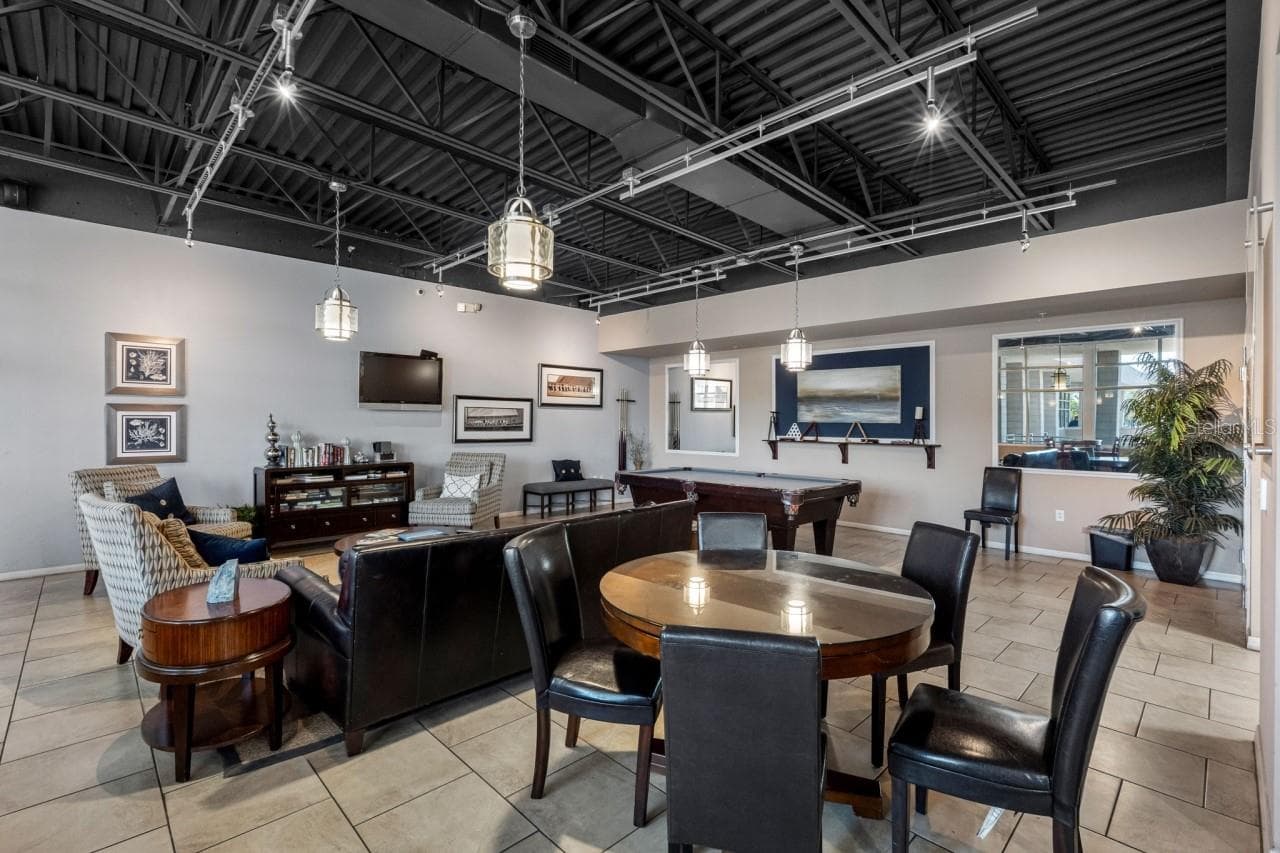 Captin's Lounge area - can be reserved for parties/events. - 6057 MOORINGS DR S, ST PETERSBURG
