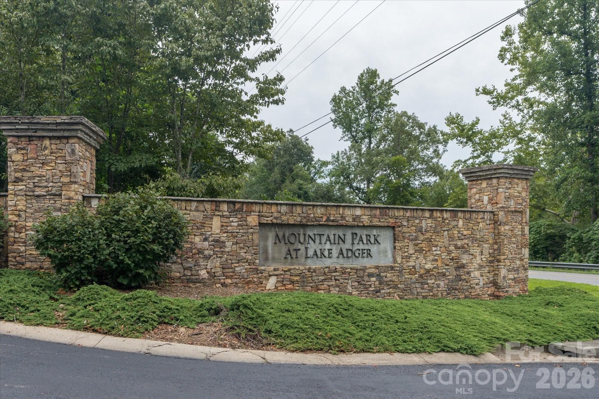 Gated Side of Lake Adger off Hwy 9 - Mill Spring