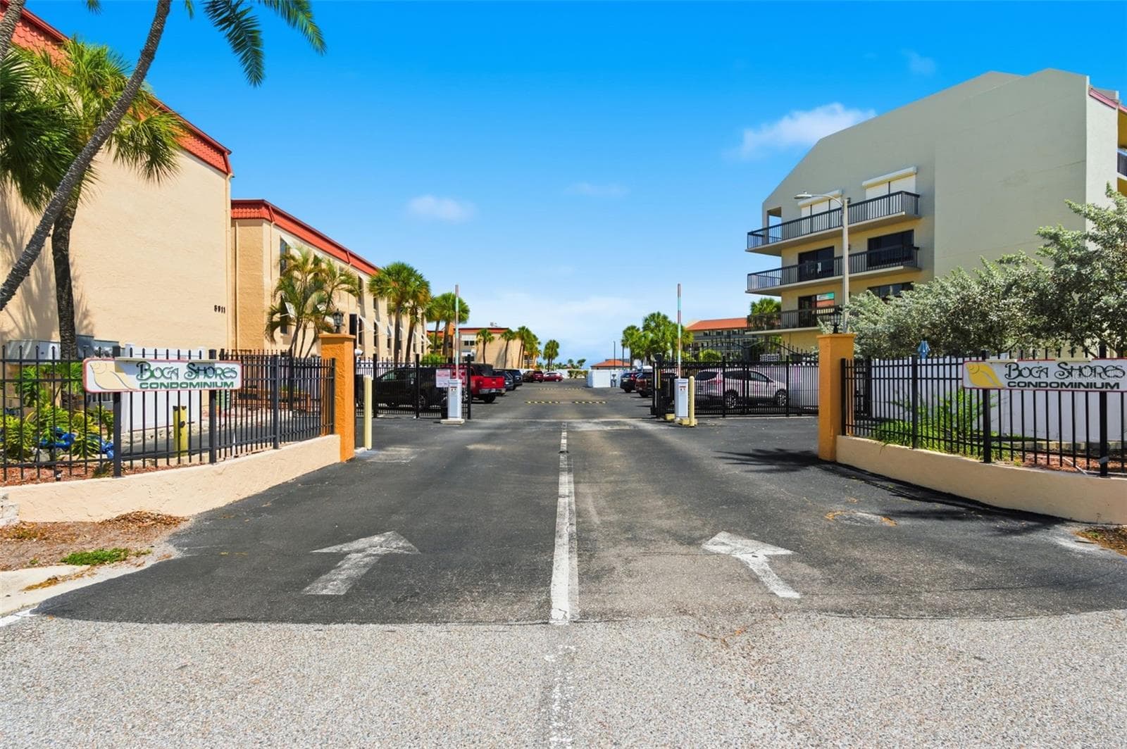 The gate will be functional after all of the construction is over. - 8901 BLIND PASS RD #127, ST PETE BEACH