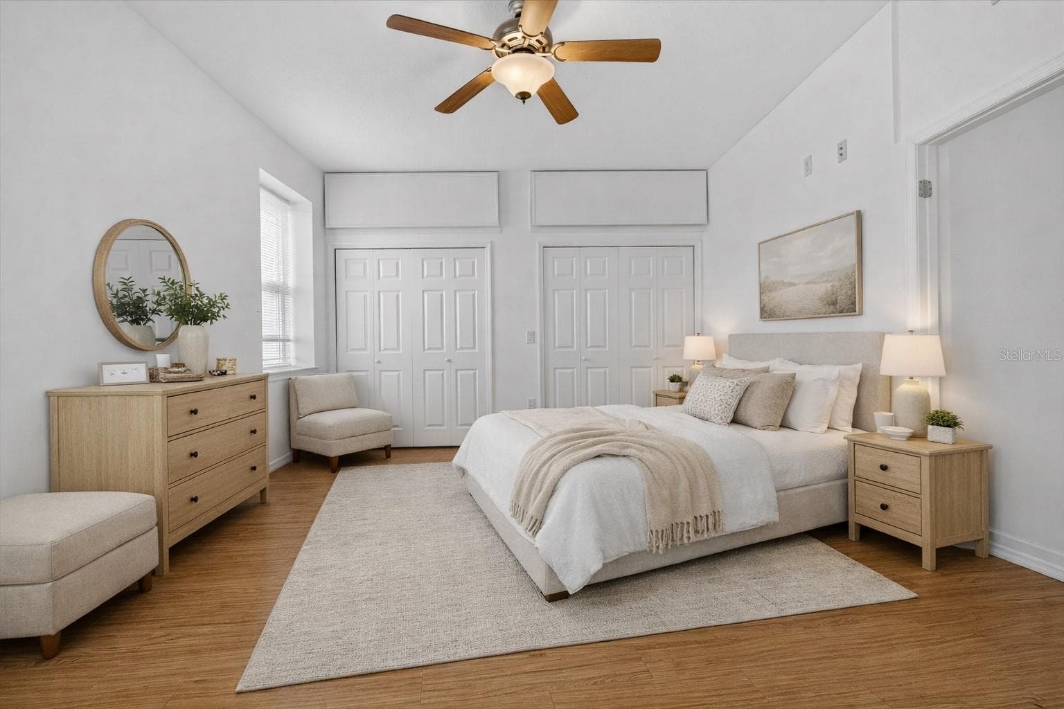 Virtual Staging Master Bedroom - 38327 HAMRICH DR, DADE CITY