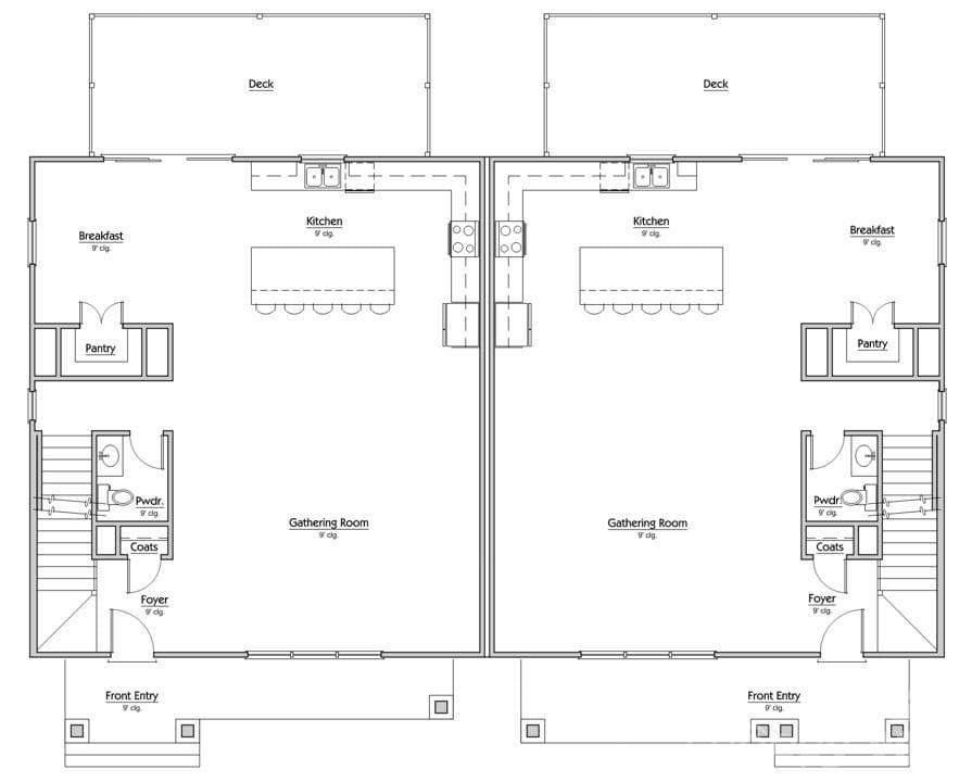 Main Level; entry from front street - Asheville