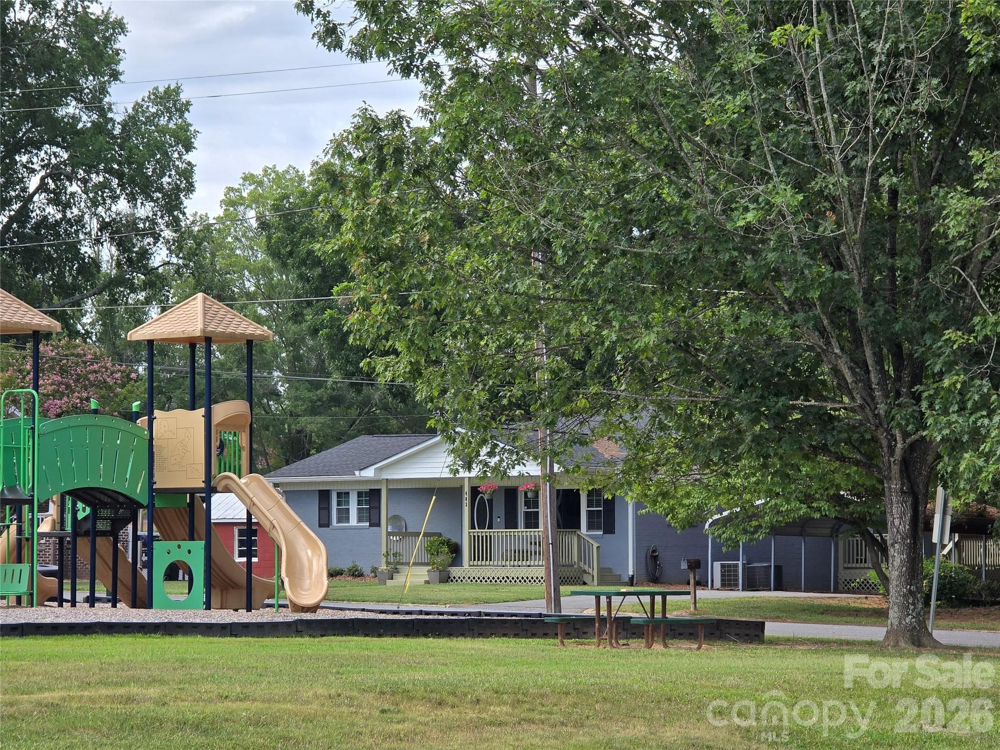 view from park across street - 403 Stevens Street, China Grove