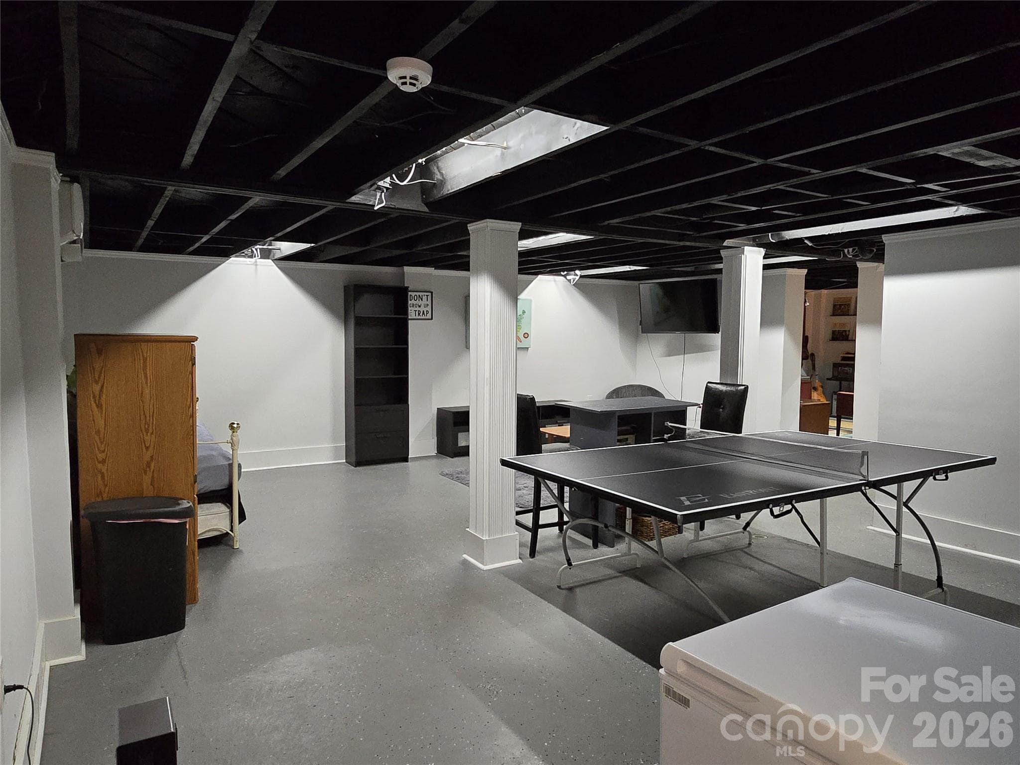 Basement Before New ceilings - 403 Stevens Street, China Grove